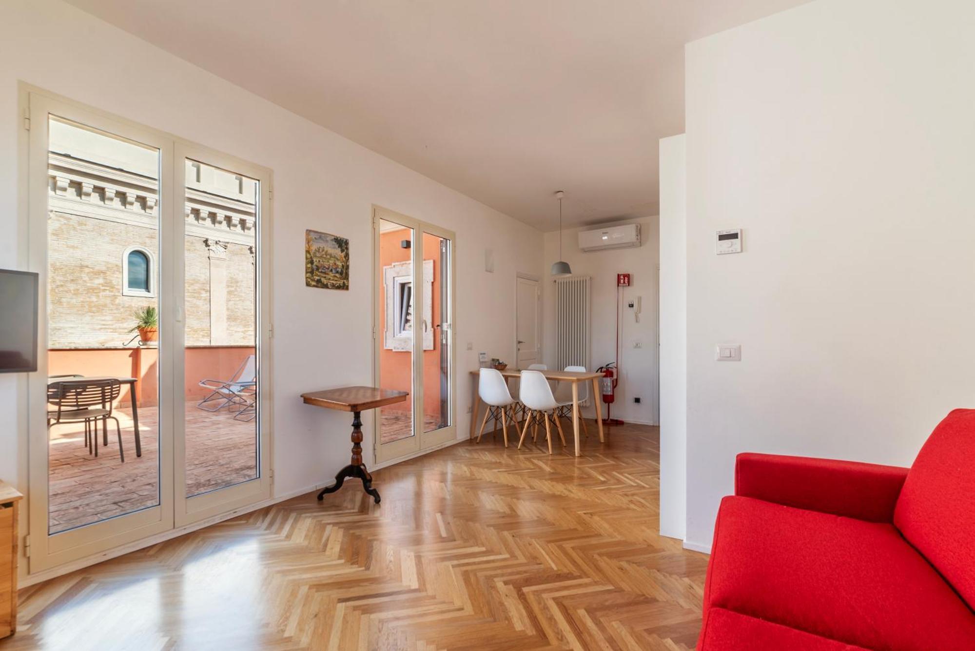 Apartment With Terrace In Via Del Pellegrino - Fromhometo罗马 外观 照片